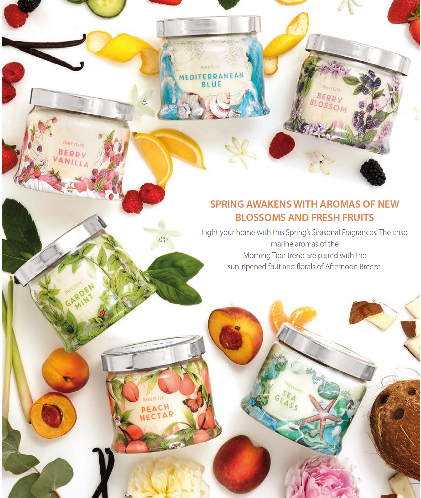 fig. 17. Partylite Spring Collection (photo: Partylite catalogue)