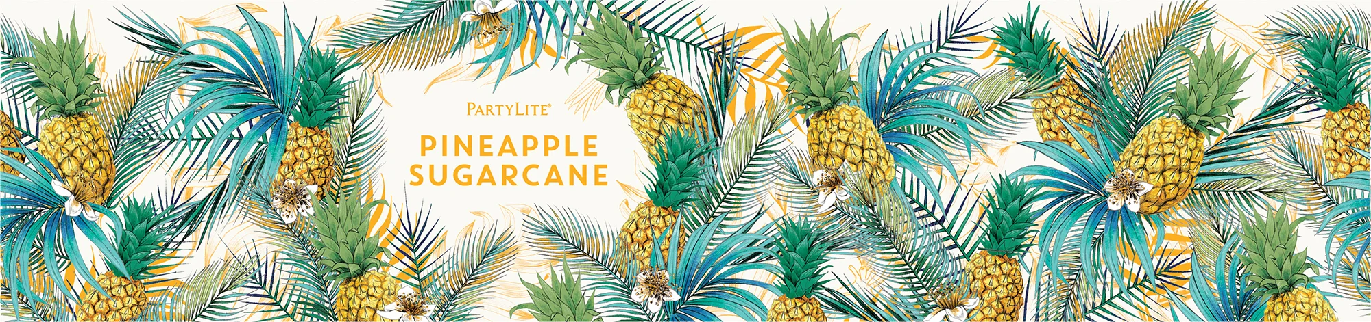 fig.5. Pineapple Sugarcane candle wrap pattern illustration