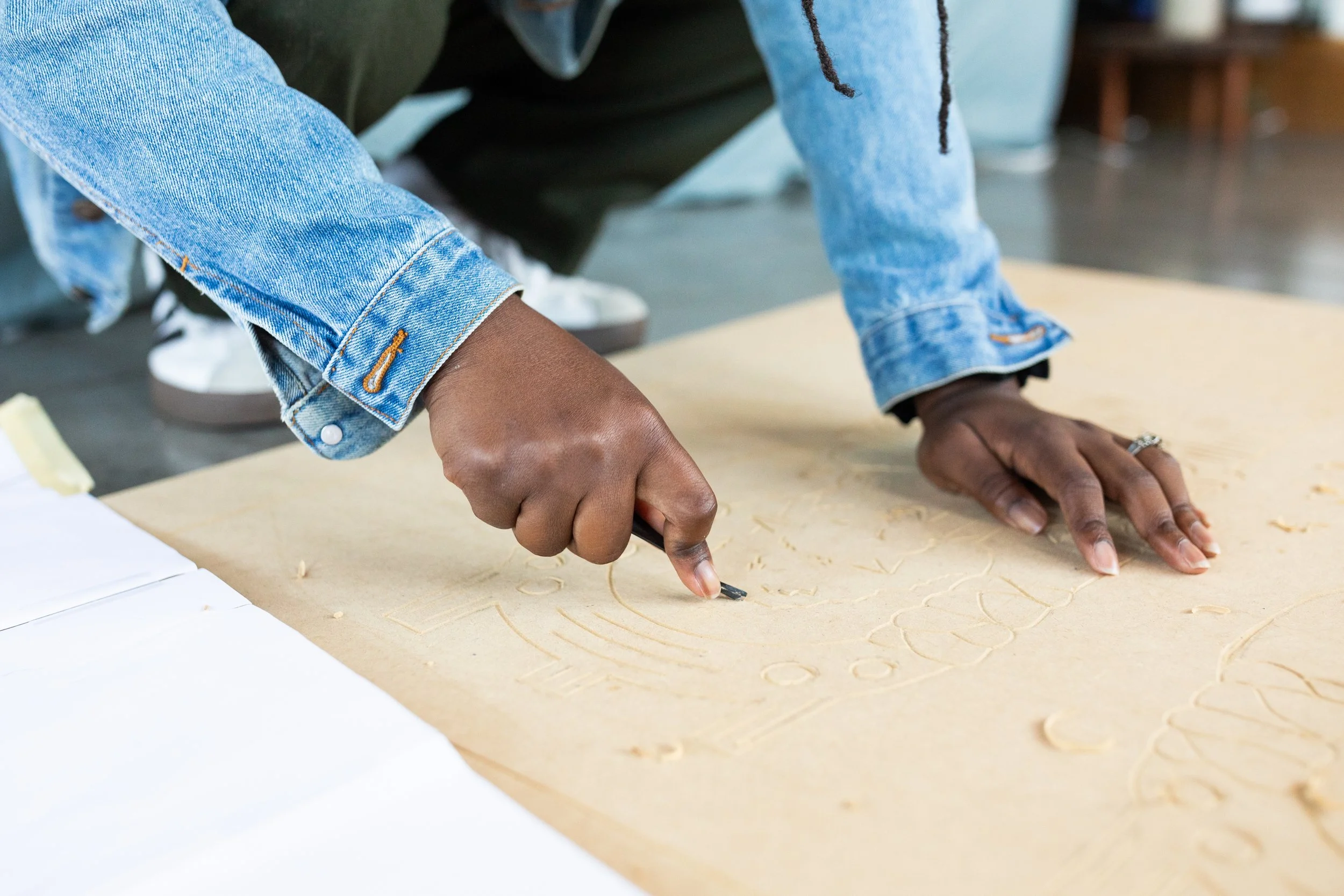 Breath of Fresh Ink: Upcycling Fabrics w/ Printmaking