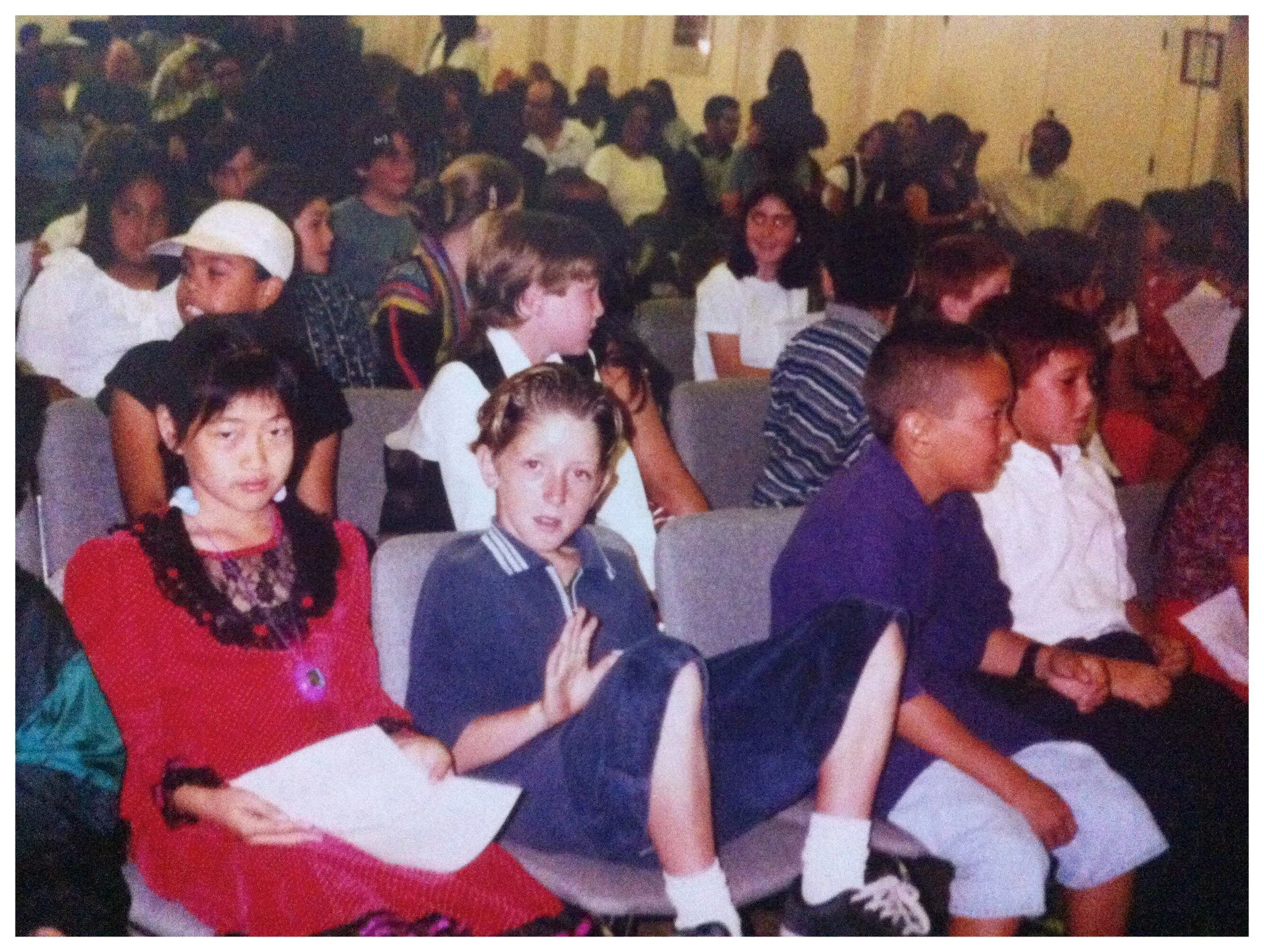 1996: 5th Grade graduation at Will Rogers Elementary School in Santa Monica, California