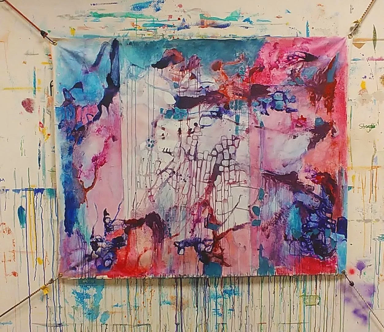 Where's the teeth? - 120 x 95 cm