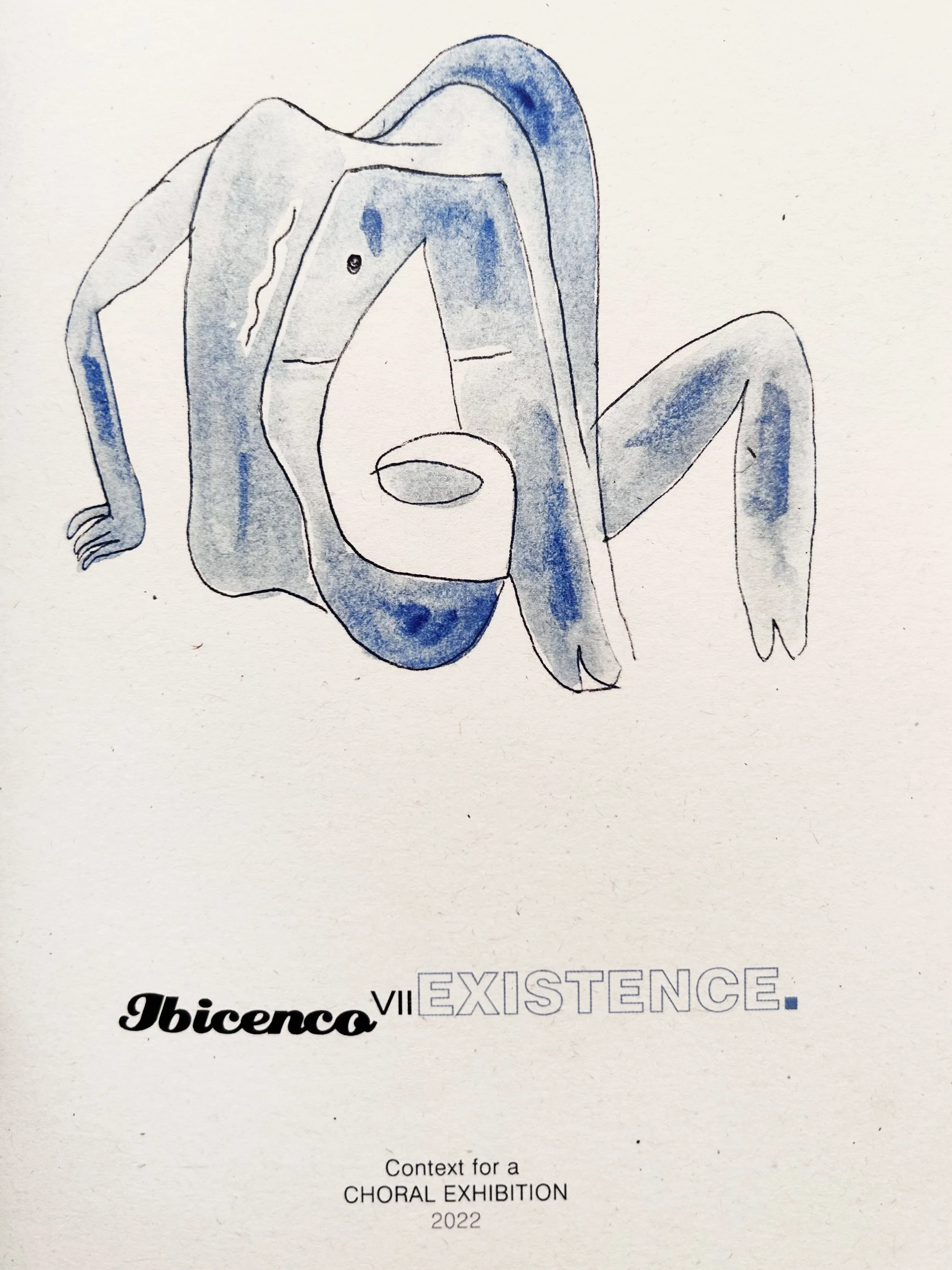 IBICENCO VII Existence - exhibition poster, Ibiza 2022