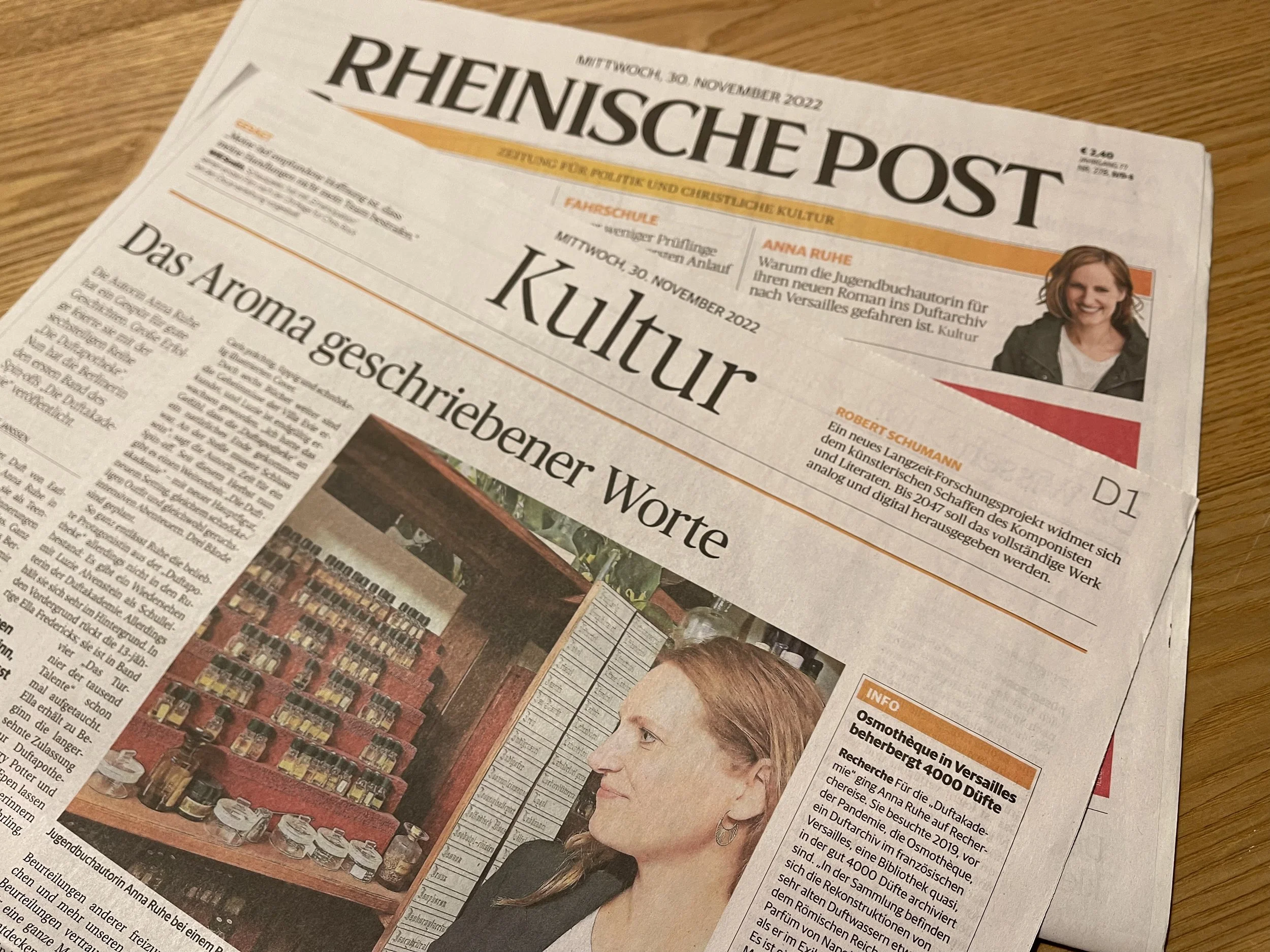 "Die Duftakademie" in der Rheinischen Post