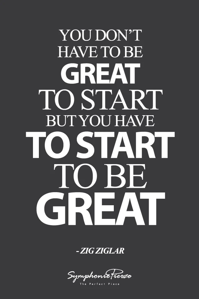 Be Great. 
