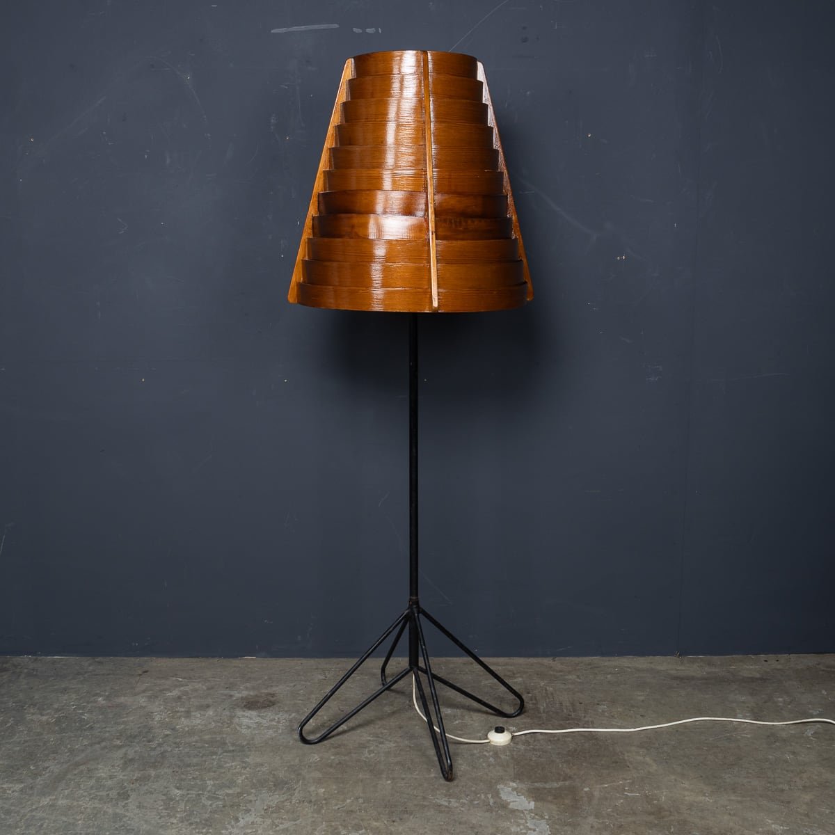 PUSHKINS.COM - VINTAGE 20thC SWEDISH FLOOR LAMP BY HANS-AGNE JAKOBSSON c.1950 - 3.jpg