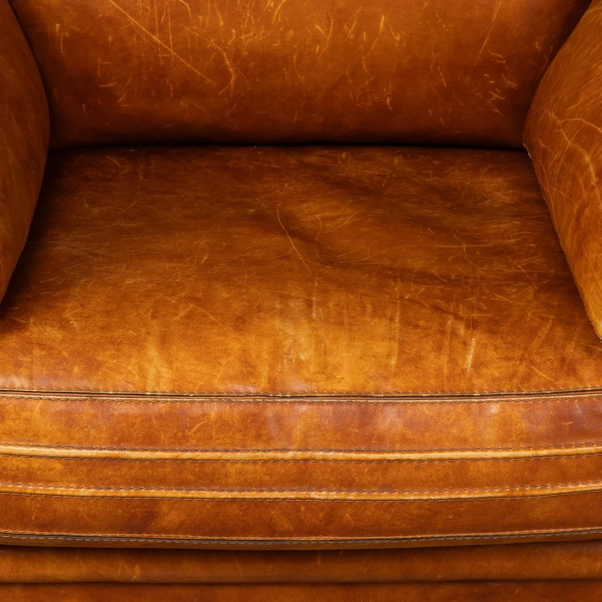 PUSHKINS.COM - B11839 - VINTAGE 20thC FRENCH PAIR OF LEATHER ARMCHAIRS IN THE MANNER OF ROCHE BOBOIS - 21.jpg