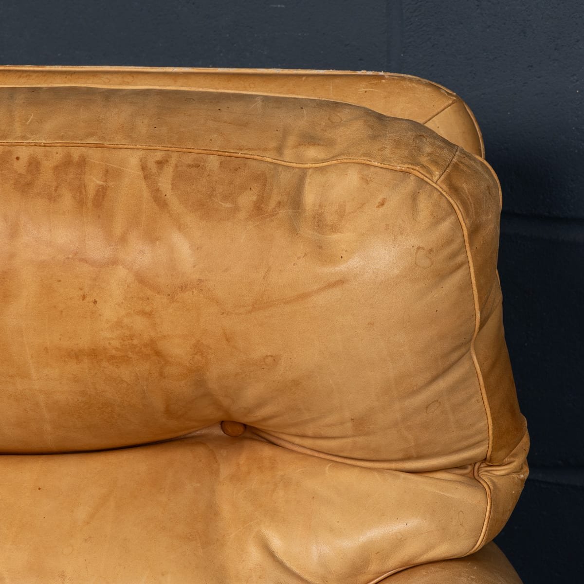 PUSHKINS.COM - B11842 - VINTAGE 20thC ITALIAN PAIR OF TAN LEATHER ARMCHAIRS BY POLTRONA FRAU c.1970 - 27.jpg