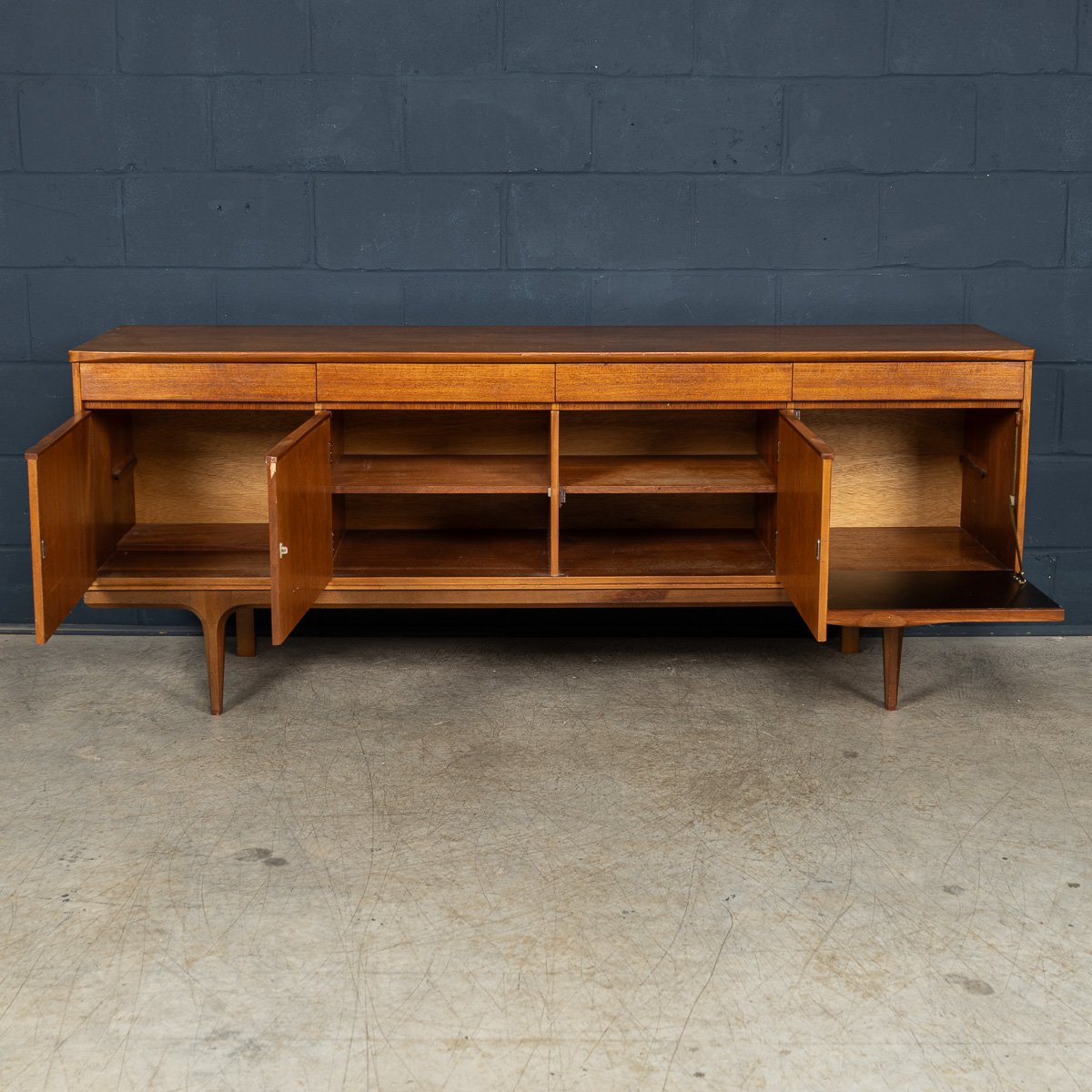 PUSHKINS.COM - B11413 - VINTAGE 20thC ENGLISH TEAK SIDEBOARD c.1960 - 08.jpg