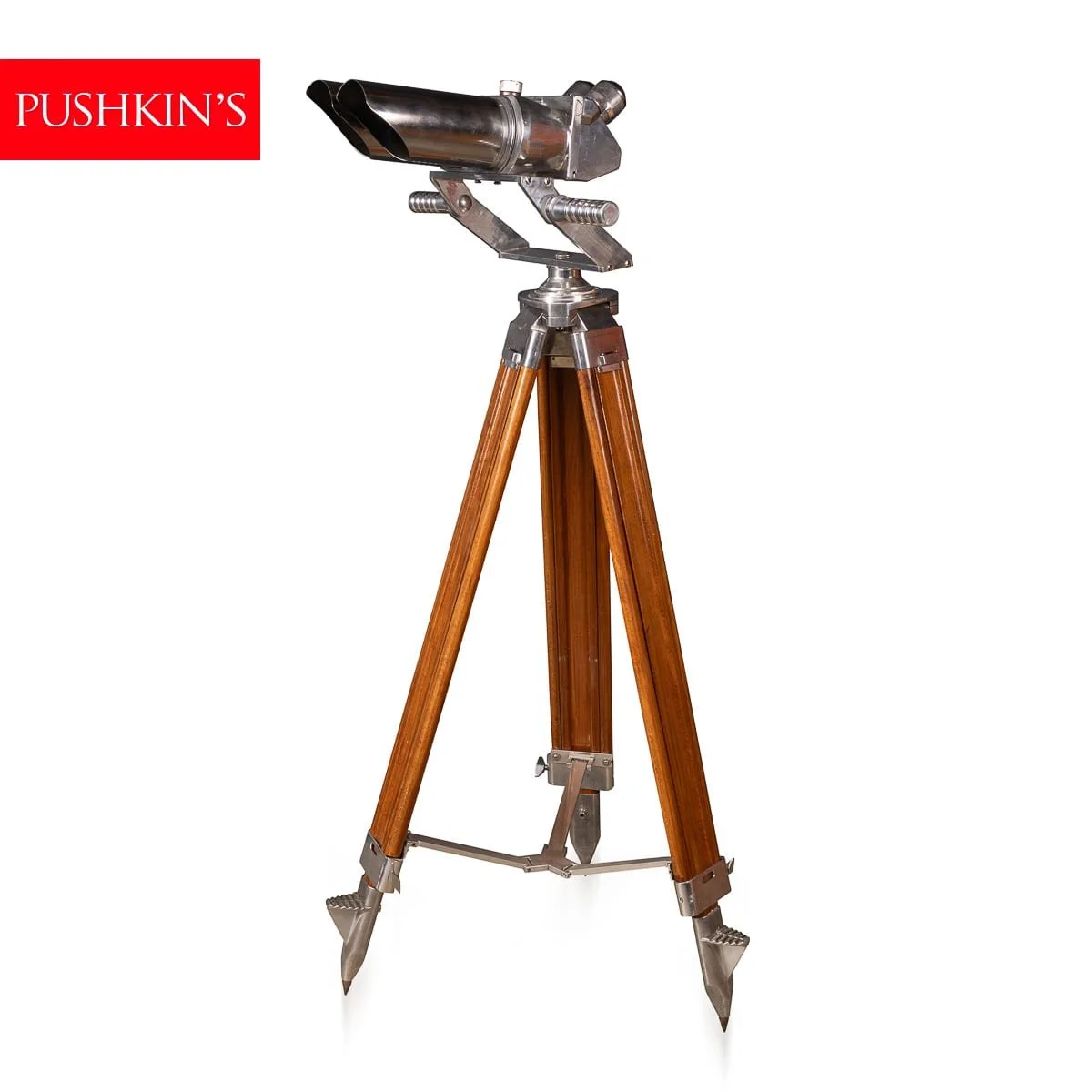 PUSHKINS.COM - D11877 - VINTAGE 20thC GERMAN ANTI AIRCRAFT BINOCULARS BY JOSEPH SCHNEIDER c.1940 - 02.jpg