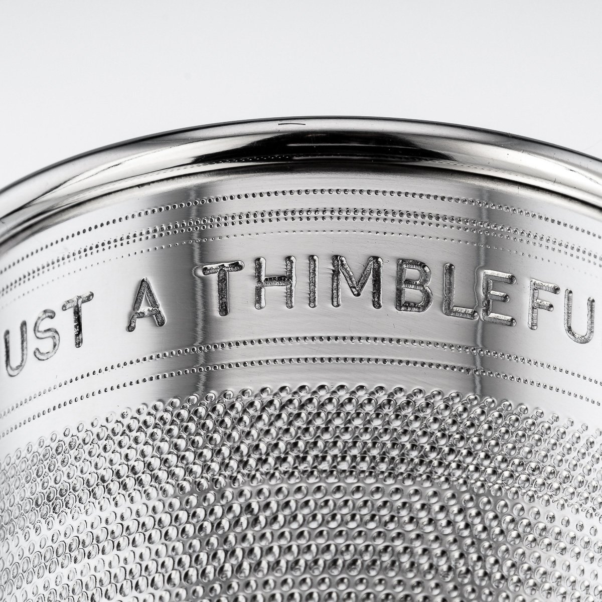 PUSHKINS.COM - A8855 - PAIR OF MID 20thC ENGLISH SILVER PLATED 'JUST A THIMBLEFUL' BEAKERS c.1950 - 11.jpg