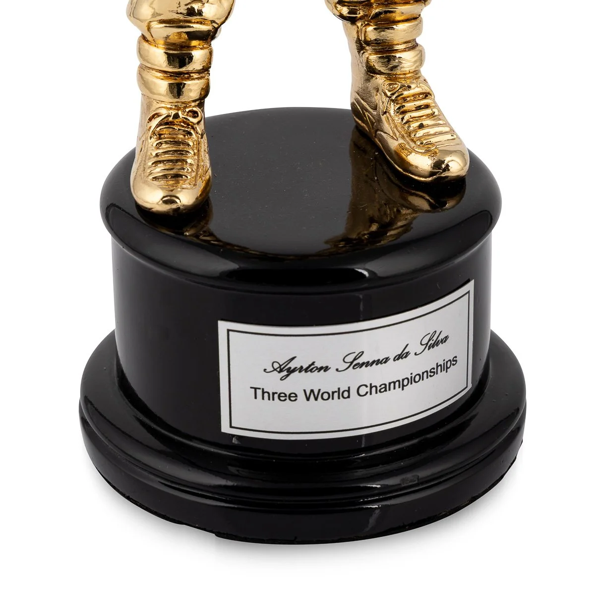 PUSHKINS.COM - C11908 - 21stC AYRTON SENNA 24K GOLD PLATED SOLID SILVER F1 TROPHY STATUE c.2014 - 30.jpg