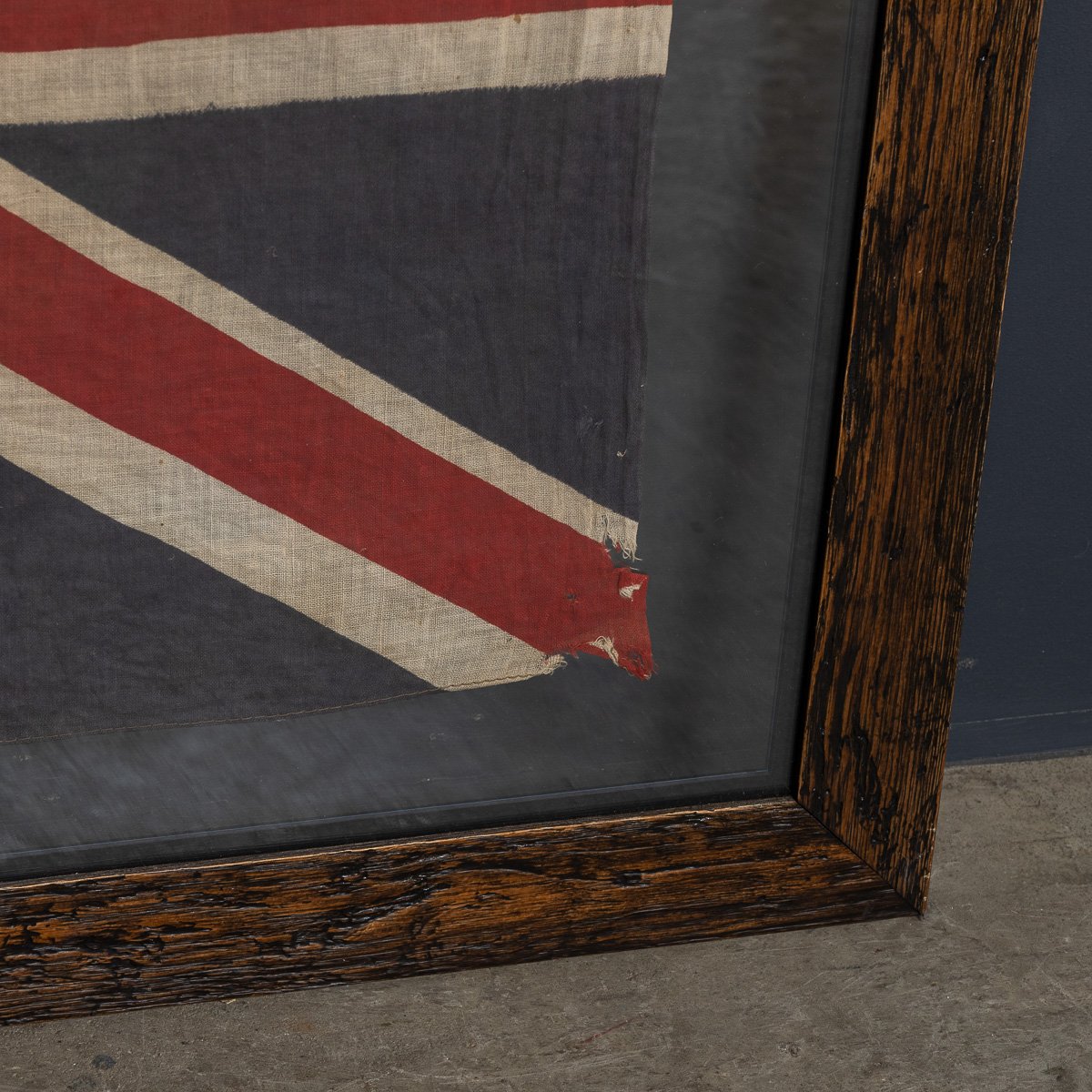 PUSHKINS.COM - D11341 - VINTAGE 20thC GLASS TO GLASS FRAMED UNION FLAG c.1940 - 11.jpg