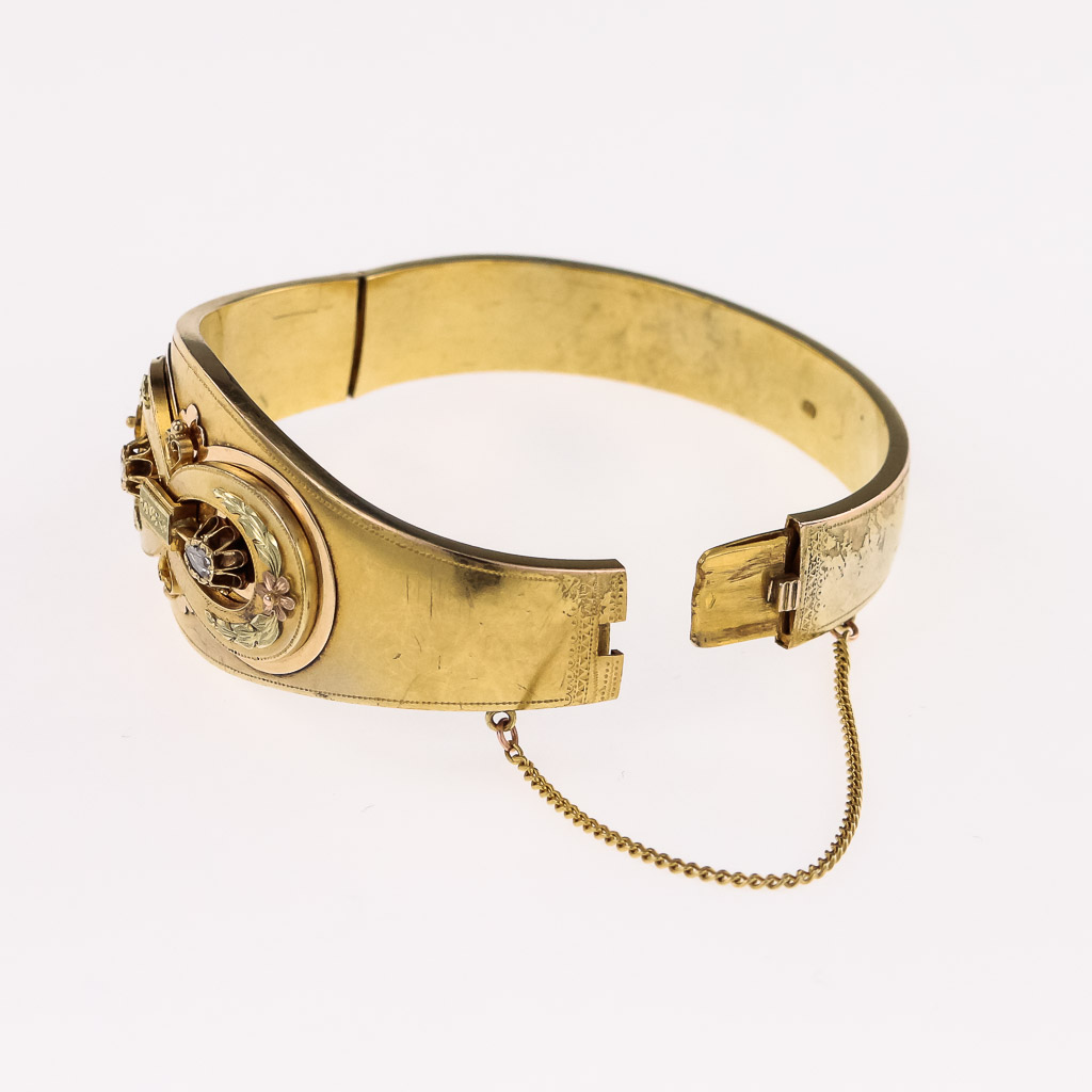 20k gold bracelet gold beads gold bangle gold cuff vintage antique | eBay