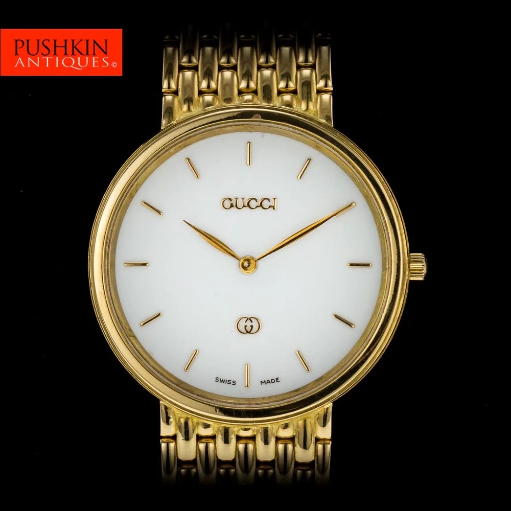 Yellow Gold Gucci All Gold Watch Gucci G-Gucci Small Size Yellow