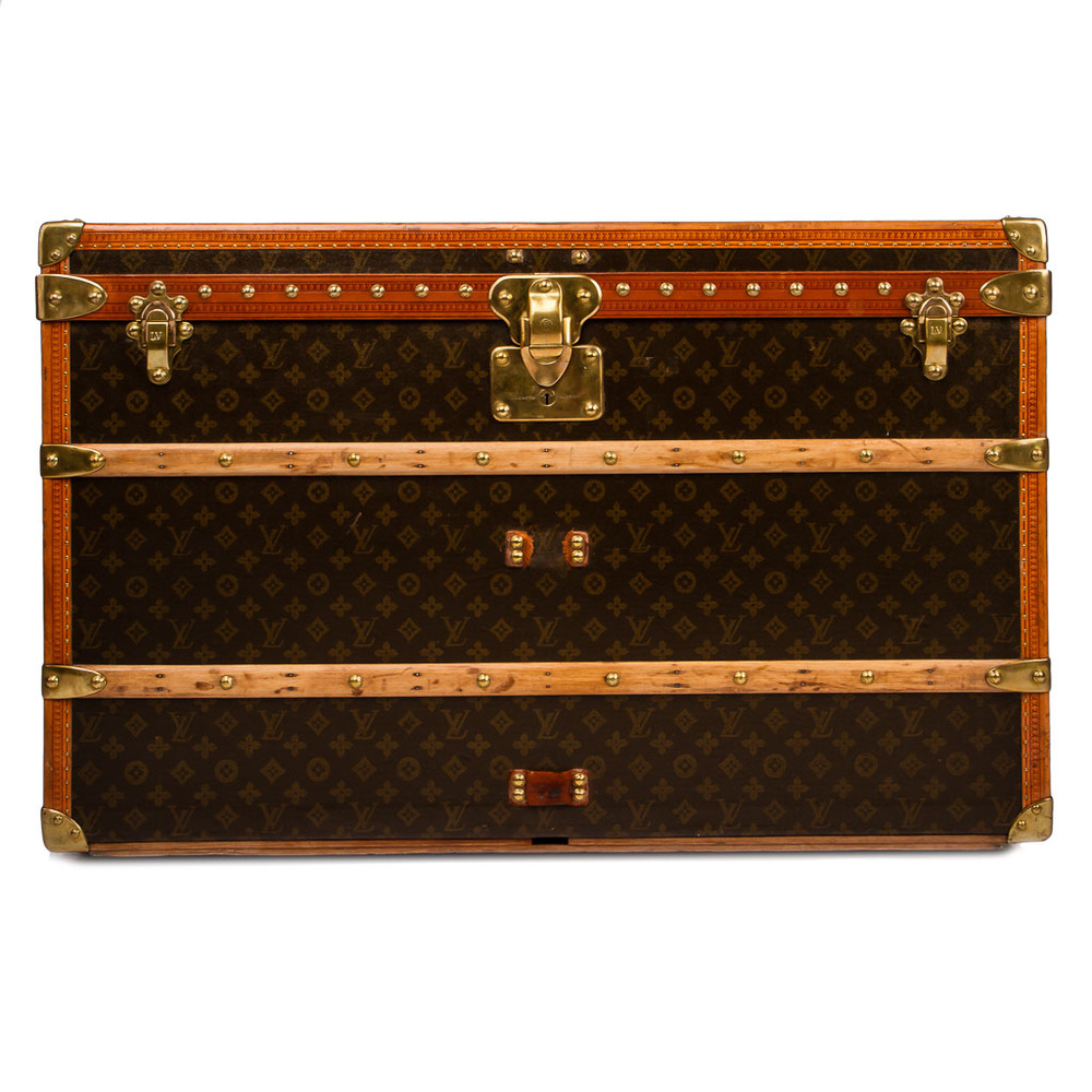 Louis Vuitton Antique Monogram Steamer Trunk 1900-1908