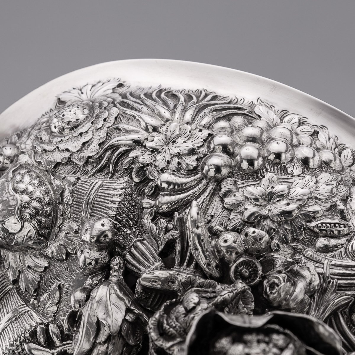 PUSHKINS.COM - B00060 - ANTIQUE 19thC GEORGIAN SOLID SILVER SOUP TUREEN BY EDWARD FARRELL, LONDON c.1823 - 17.jpg