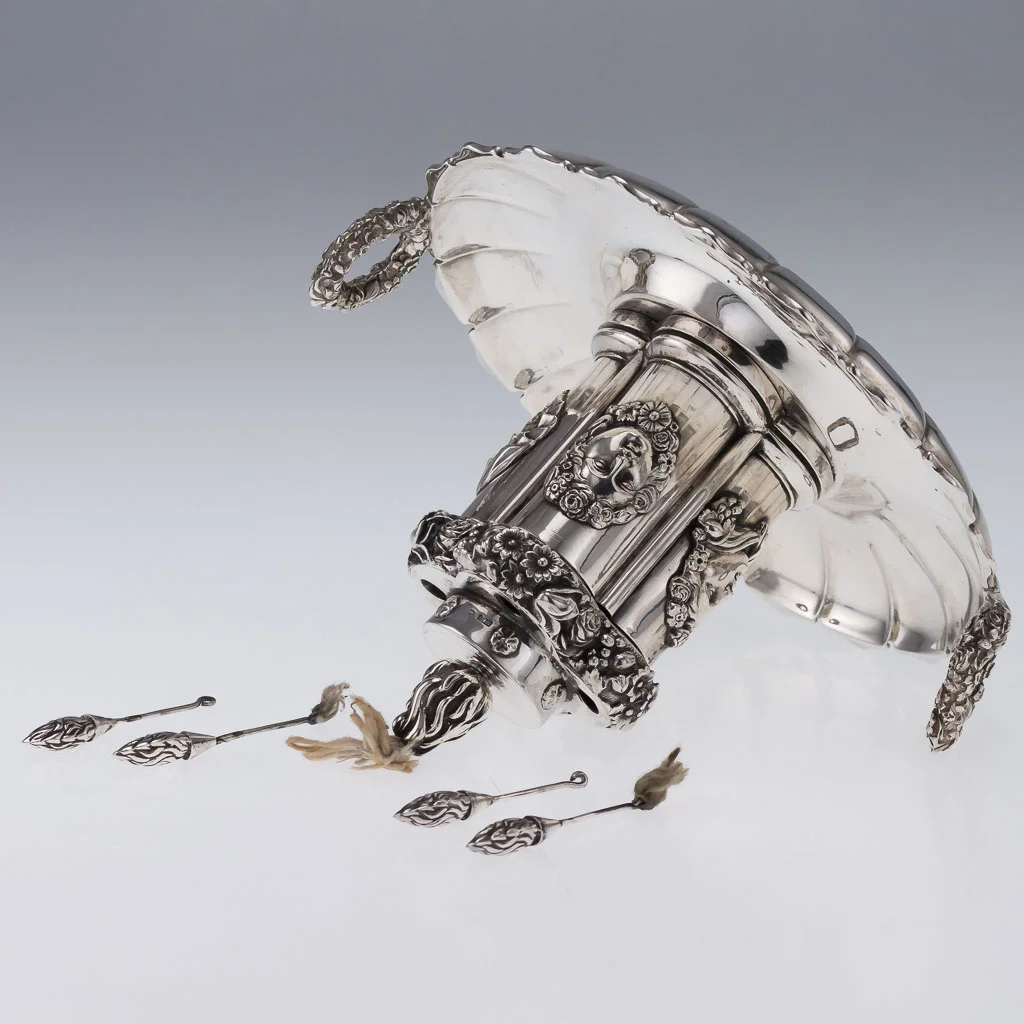 2016_01_27_PUSHKIN ANTIQUES LONDON - ANTIQUE 19thC RARE WILLIAM IV SOLID SILVER IMPRESSIVE NOVELTY SMOKING SET 1837-06.jpg