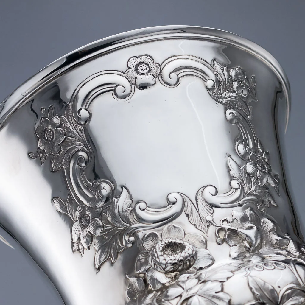ANTIQUE 19THC RARE WILLIAM IV SOLID SILVER TROPHY CUP & COVER, C GORDON C.1836-12.jpg