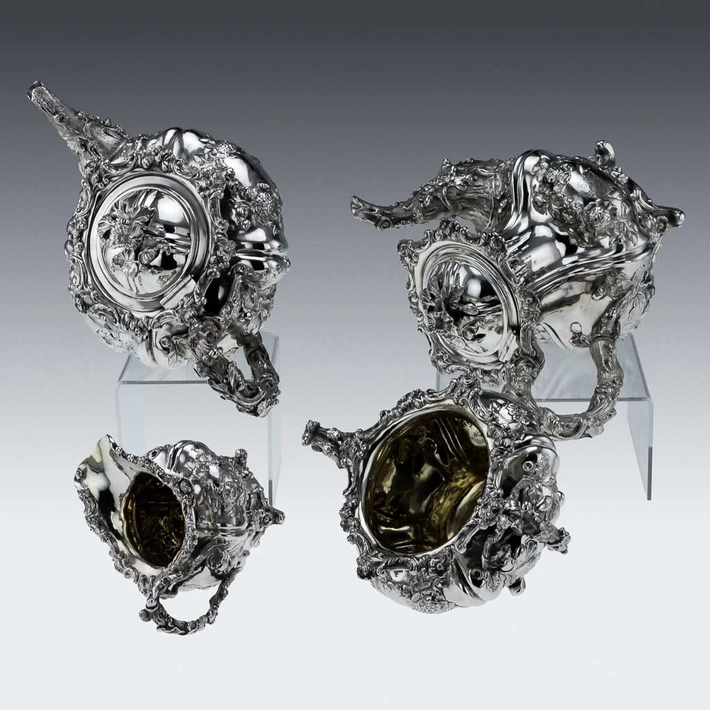 PUSHKIN ANTIQUES ANTIQUE 19thC WILLIAM IV SOLID SILVER MAGNIFICENT COFFEE & TEA SET, GORDON c1833-05.jpg