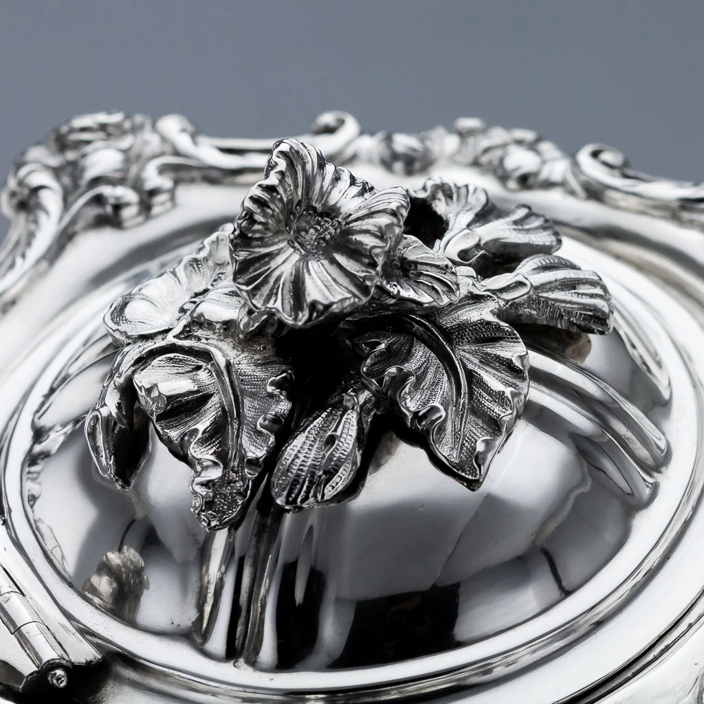 PUSHKIN ANTIQUES ANTIQUE 19thC WILLIAM IV SOLID SILVER MAGNIFICENT COFFEE & TEA SET, GORDON c1833-08.jpg