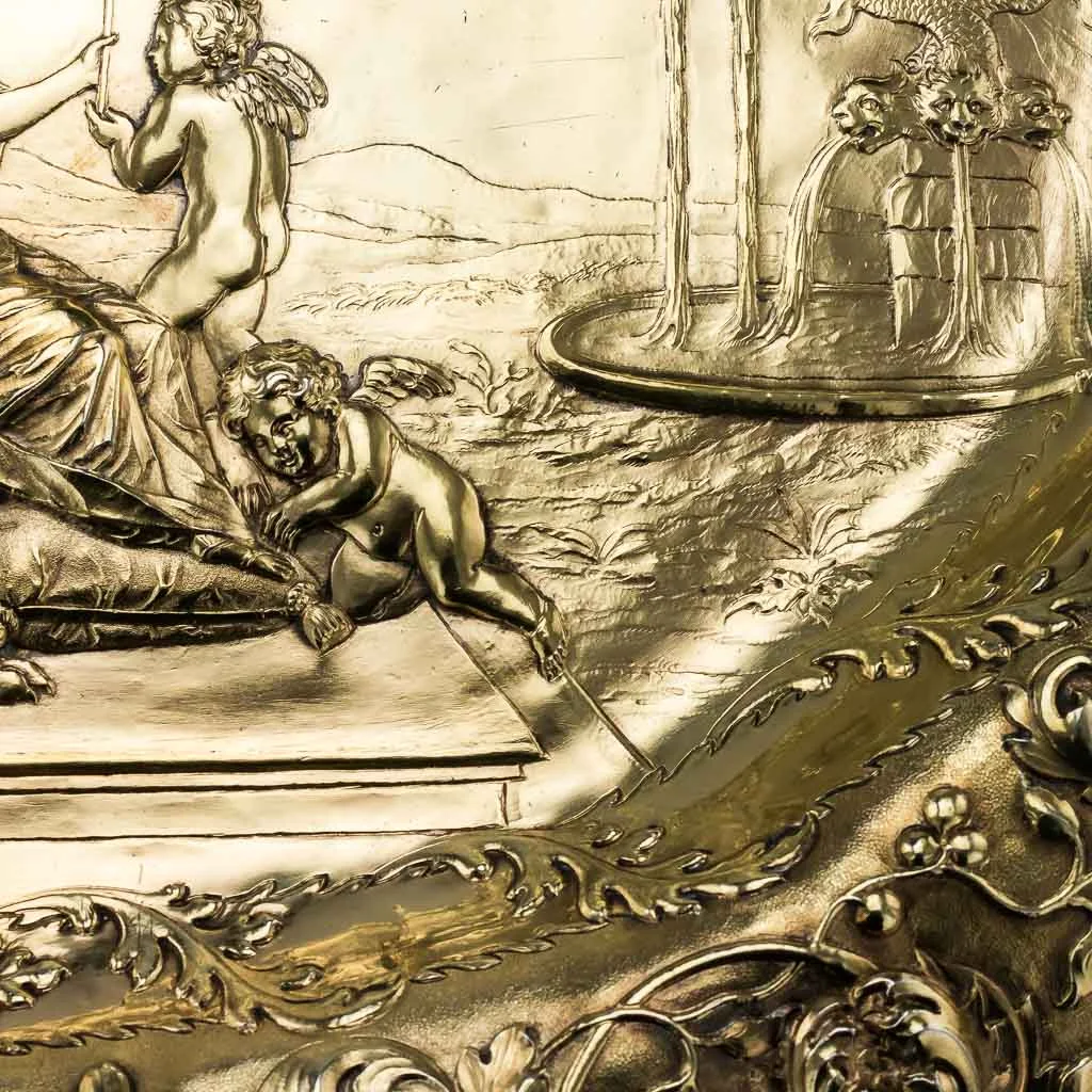 PUSHKIN ANTIQUES ANTIQUE 19thC VICTORIAN SOLID SILVER MAGNIFICENT SIDEBOARD DISH, J S HUNT c.1838-06.jpg