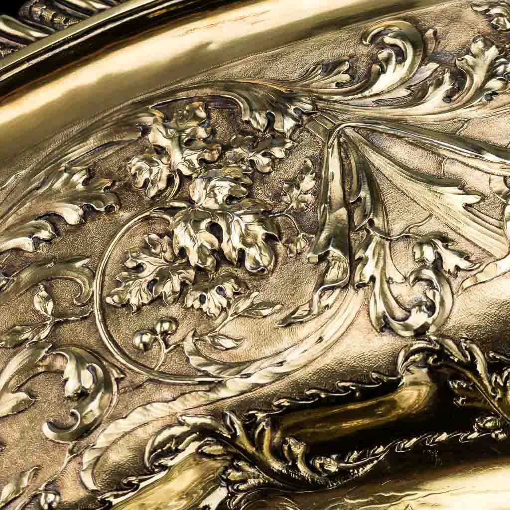 PUSHKIN ANTIQUES ANTIQUE 19thC VICTORIAN SOLID SILVER MAGNIFICENT SIDEBOARD DISH, J S HUNT c.1838-13.jpg