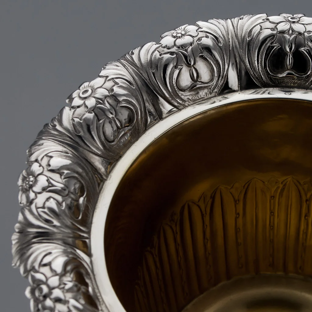 PUSHKIN ANTIQUES ANTIQUE 19thC GEORGIAN SOLID SILVER WINE COOLERS, ROBERT HENNELL c.1826-05.jpg