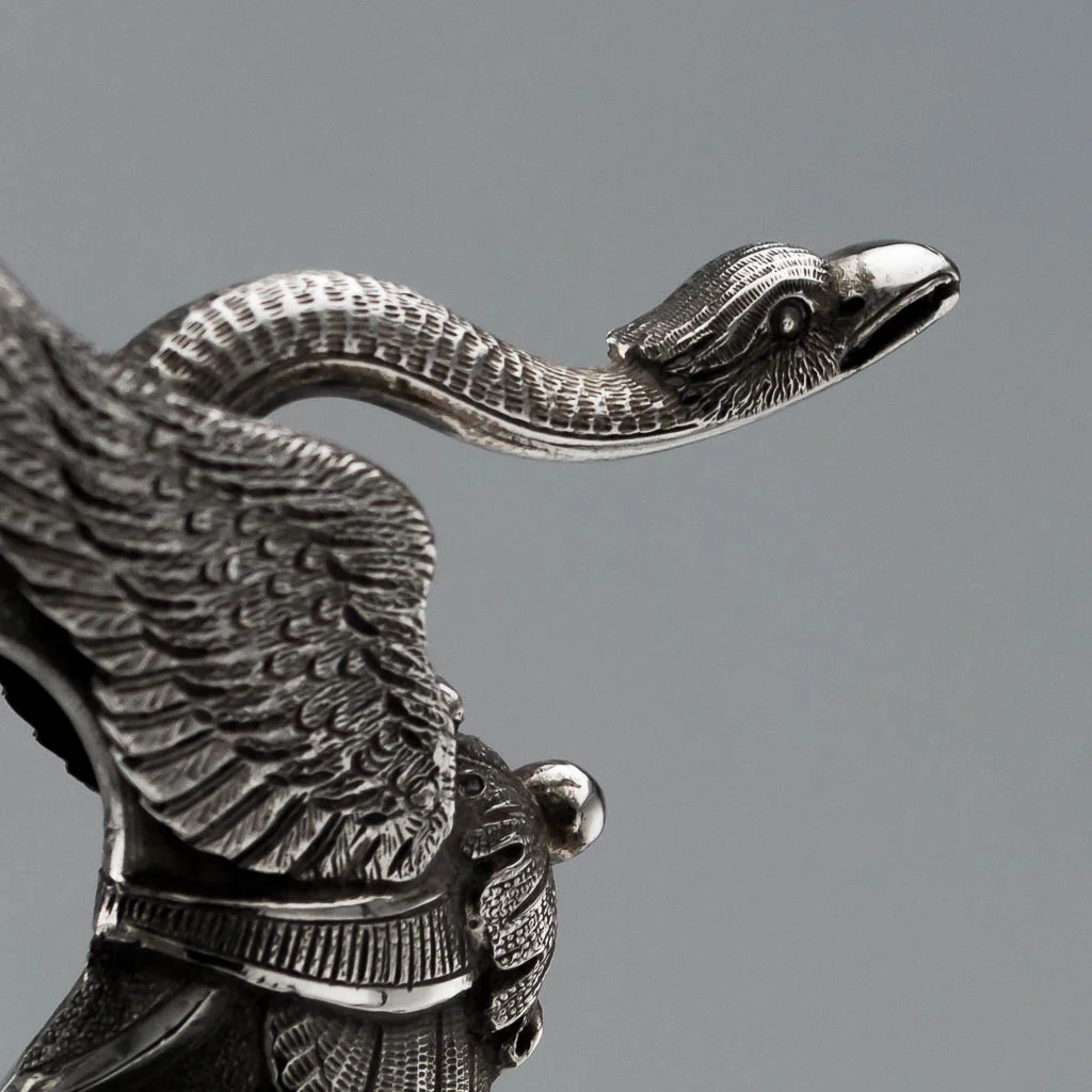 PUSHKIN ANTIQUES ANTIQUE 20THC INDIAN SOLID SILVER EXCEPTIONAL REPOUSSE' TROPHY CUP C.1900-09.jpg
