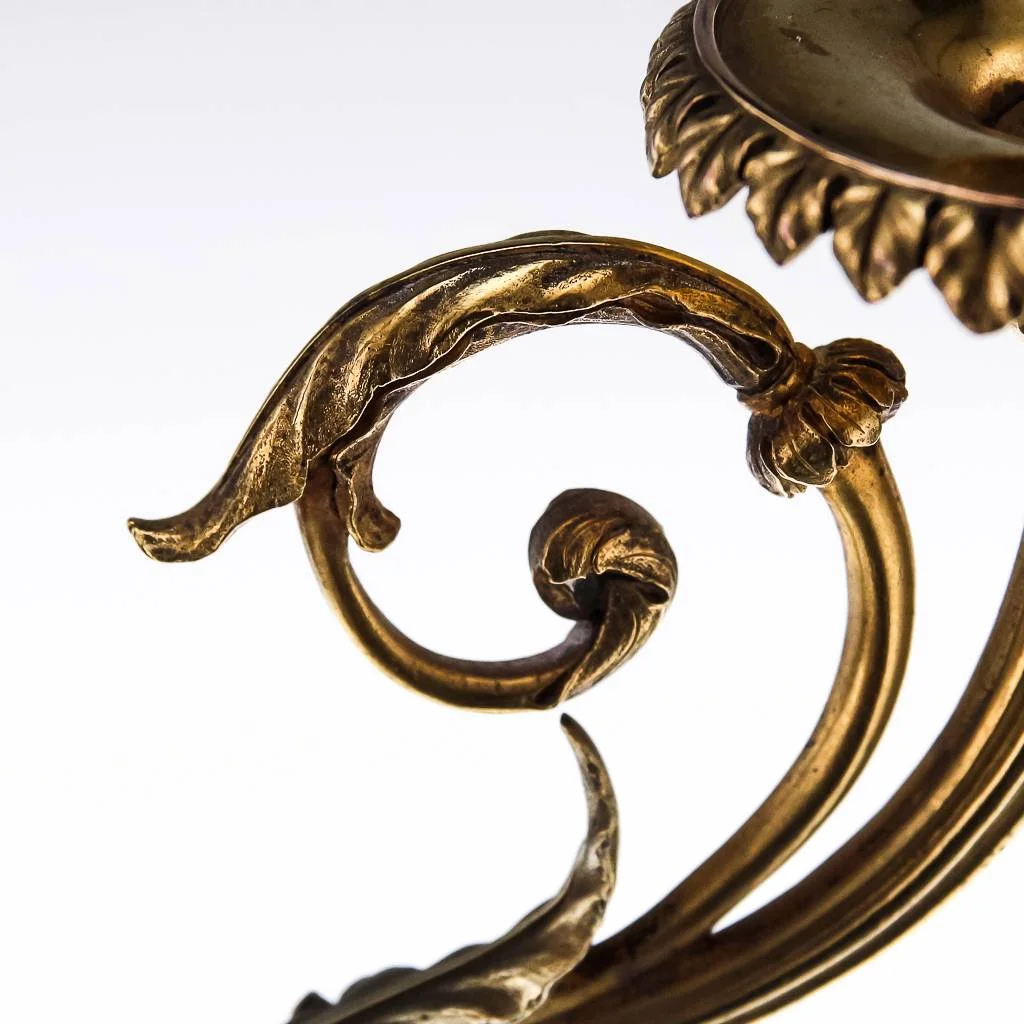 ANTIQUE 18thC RARE GEORGIAN SOLID SILVER GILT CAST FIGURAL CANDELABRA c.1791-09.jpg