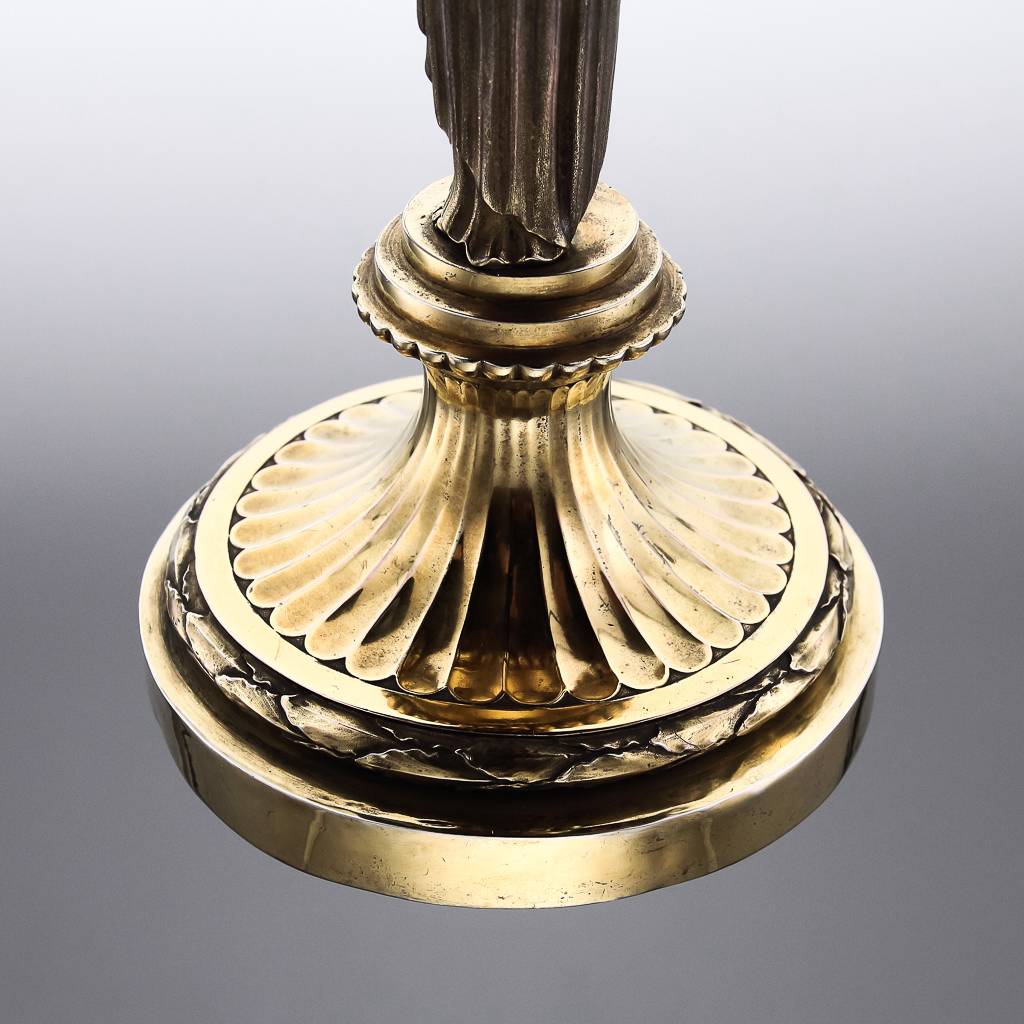 ANTIQUE 18thC RARE GEORGIAN SOLID SILVER GILT CAST FIGURAL CANDELABRA c.1791-21.jpg