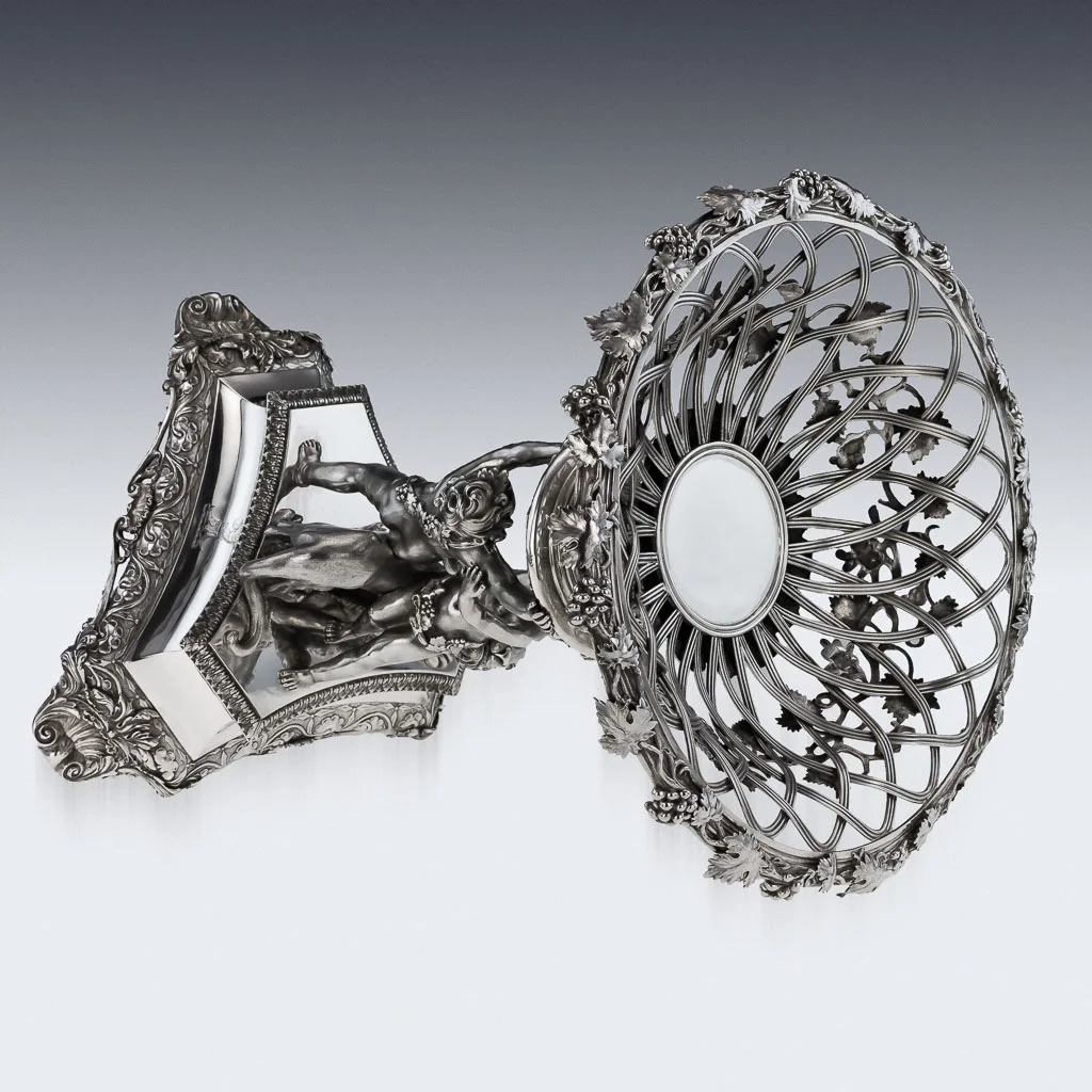 Pushkin Antiques - ANTIQUE 19THC GEORGIAN SOLID SILVER IMPRESSIVE FIGURAL CENTREPIECE, WALLIS C1831-05.jpg