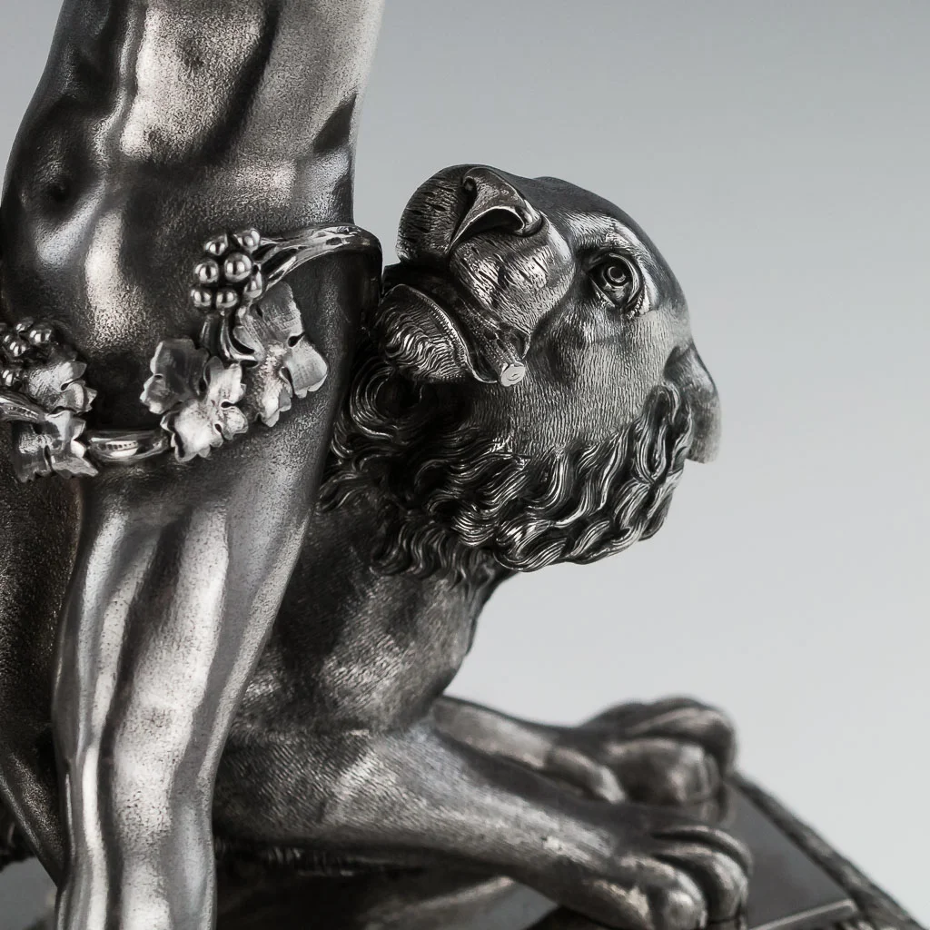 Pushkin Antiques - ANTIQUE 19THC GEORGIAN SOLID SILVER IMPRESSIVE FIGURAL CENTREPIECE, WALLIS C1831-14.jpg