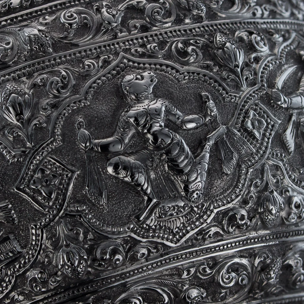 Pushkin Antiques - ANTIQUE 19thC RARE INDIAN P ORR & SONS SOLID SILVER SWAMI BOWL, MADRAS c1880-13.jpg