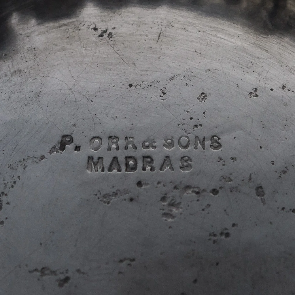 Pushkin Antiques - ANTIQUE 19thC RARE INDIAN P ORR & SONS SOLID SILVER SWAMI BOWL, MADRAS c1880-19.jpg