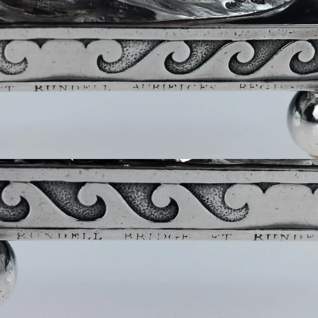 PUSHKIN ANTIQUES - ANTIQUE 19thC GEORGIAN PAUL STORR SOLID SILVER FIGURAL SALT, LONDON c.1813 - 22.jpg