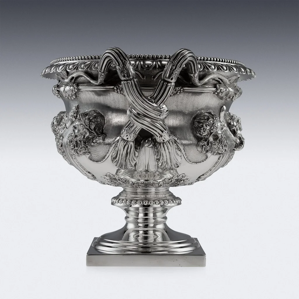 Pushkin Antiques - ANTIQUE 20thC EDWARDIAN SOLID SILVER WARWICK VASE, SIBRAY HALL & CO c.1904-02.jpg