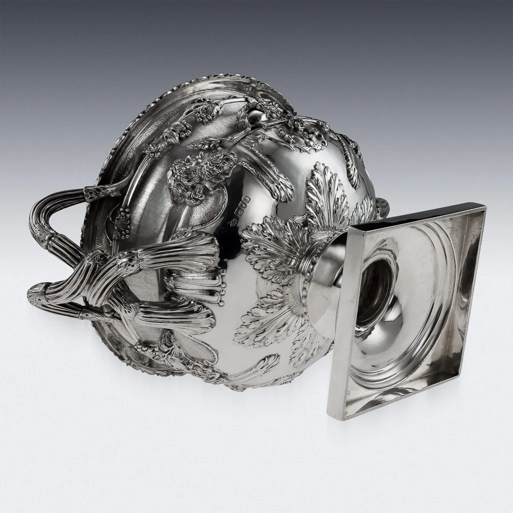 Pushkin Antiques - ANTIQUE 20thC EDWARDIAN SOLID SILVER WARWICK VASE, SIBRAY HALL & CO c.1904-05.jpg