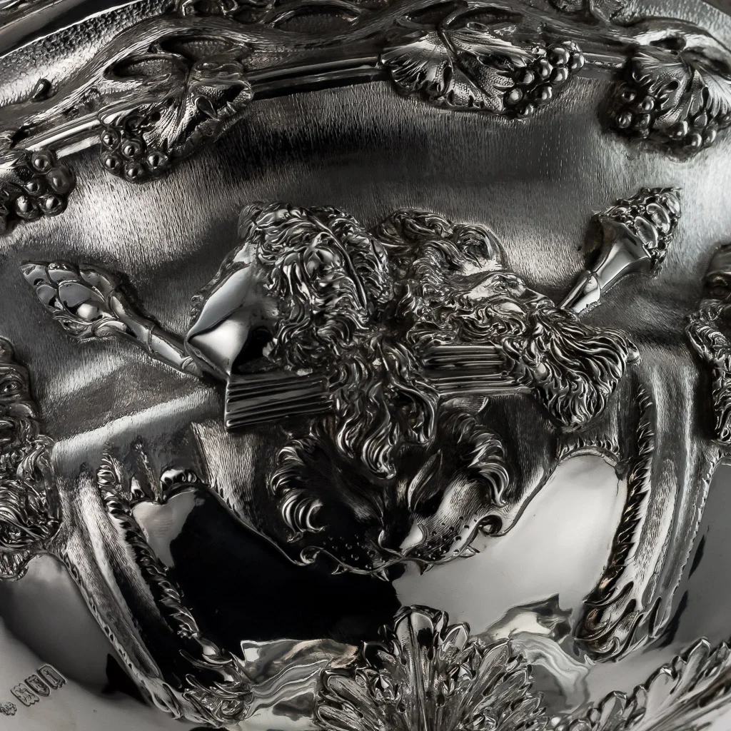 Pushkin Antiques - ANTIQUE 20thC EDWARDIAN SOLID SILVER WARWICK VASE, SIBRAY HALL & CO c.1904-10.jpg