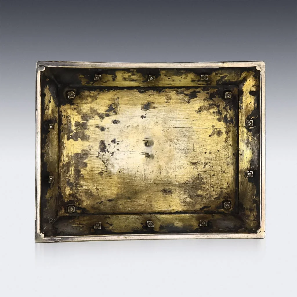 Pushkin Antiques - ANTIQUE 19thC AUSTRIAN SOLID SILVER, ROCK CRYSTAL & ENAMEL BOX, VIENNA c.1880-07.jpg