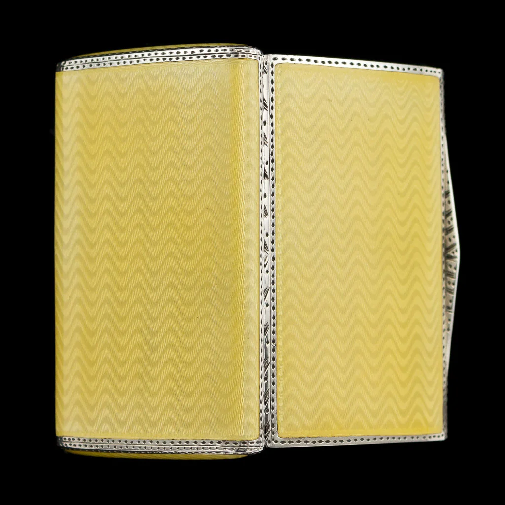 Alessio Lorenzi - ANTIQUE 20thC ART DECO SOLID SILVER & GUILLOCHE ENAMEL CIGARETTE CASE c.1903-05.jpg