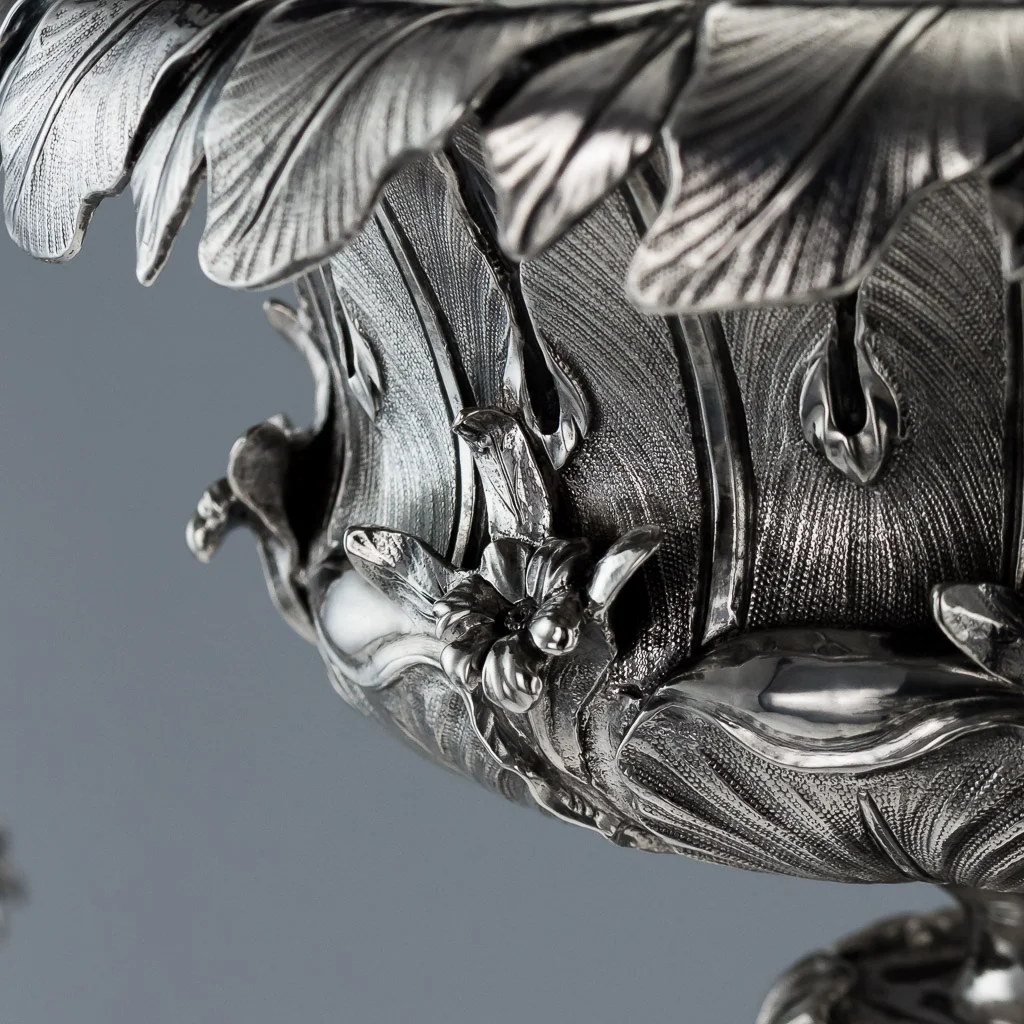 Pushkin Antiques - ANTIQUE 19THC VICTORIAN SOLID SILVER CANDELABRA CENTERPIECE, LONDON C.1843-10.jpg