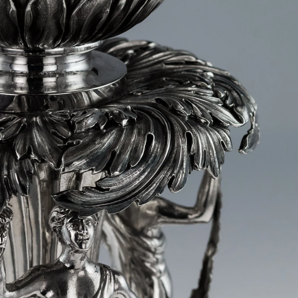 Pushkin Antiques - ANTIQUE 19THC VICTORIAN SOLID SILVER CANDELABRA CENTERPIECE, LONDON C.1843-13.jpg