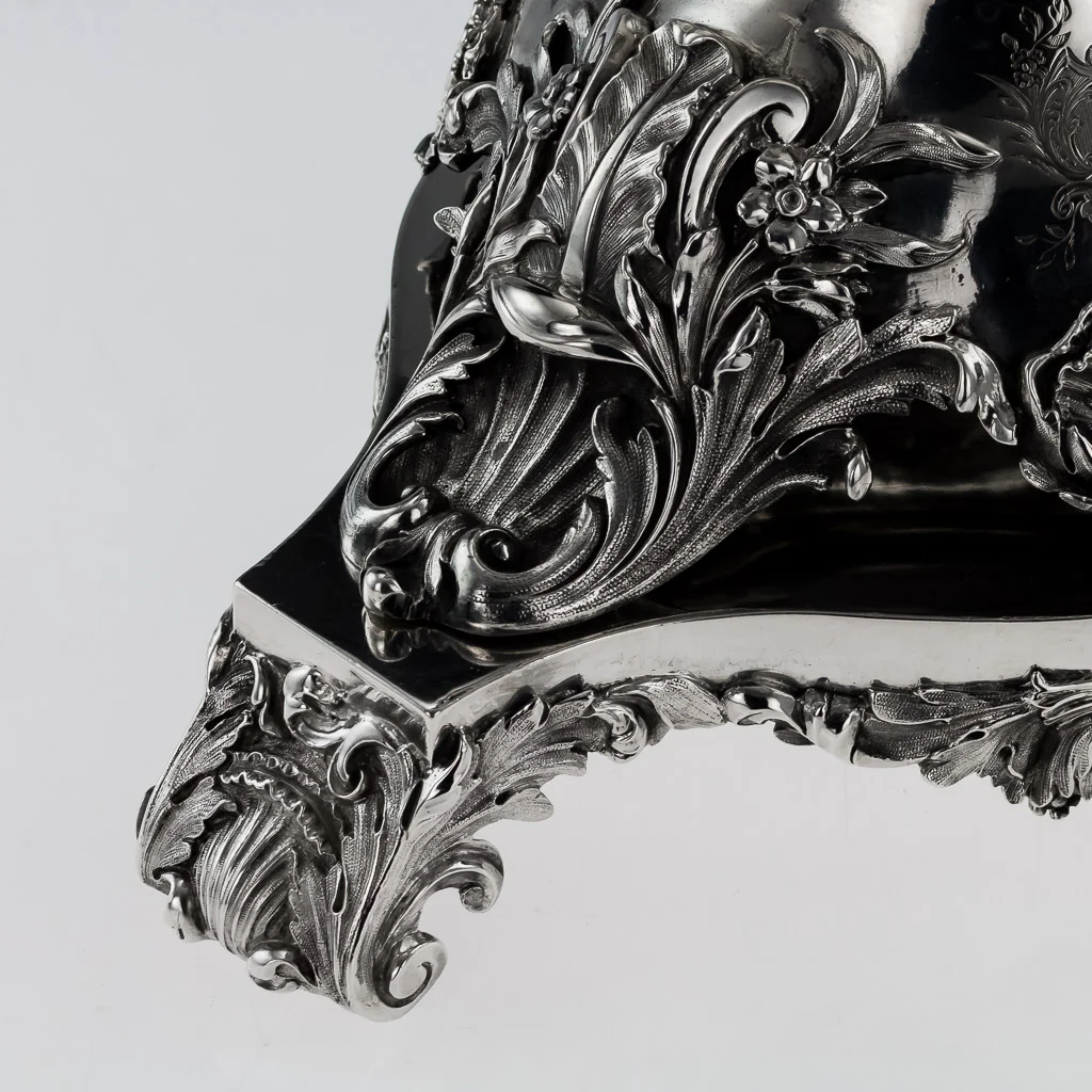 Pushkin Antiques - ANTIQUE 19THC VICTORIAN SOLID SILVER CANDELABRA CENTERPIECE, LONDON C.1843-21.jpg