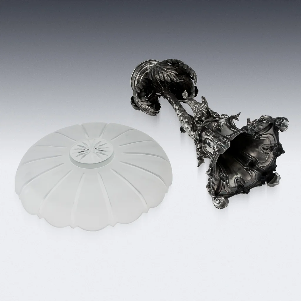 Pushkin Antiques - ANTIQUE 19thC RUSSIAN IMPORT SOLID SILVER IMPRESSIVE CENTERPIECE c.1880-06.jpg