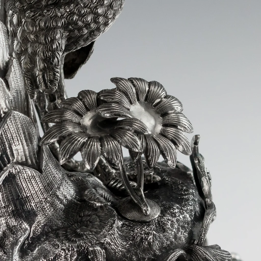Pushkin Antiques - ANTIQUE 19thC RUSSIAN IMPORT SOLID SILVER IMPRESSIVE CENTERPIECE c.1880-14.jpg
