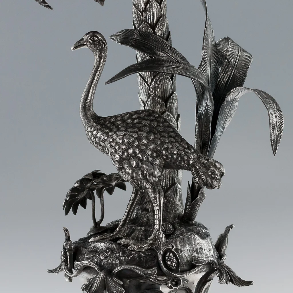 Pushkin Antiques - ANTIQUE 19thC RUSSIAN IMPORT SOLID SILVER IMPRESSIVE CENTERPIECE c.1880-16.jpg