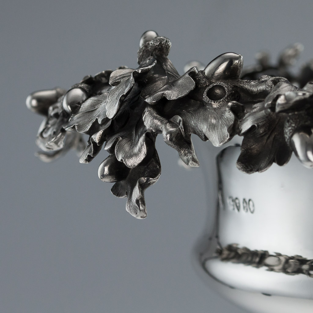 Pushkin Antiques - ANTIQUE 19thC VICTORIAN SOLID SILVER MONUMENTAL CENTREPIECE BOWL, LONDON c.1843-11.jpg