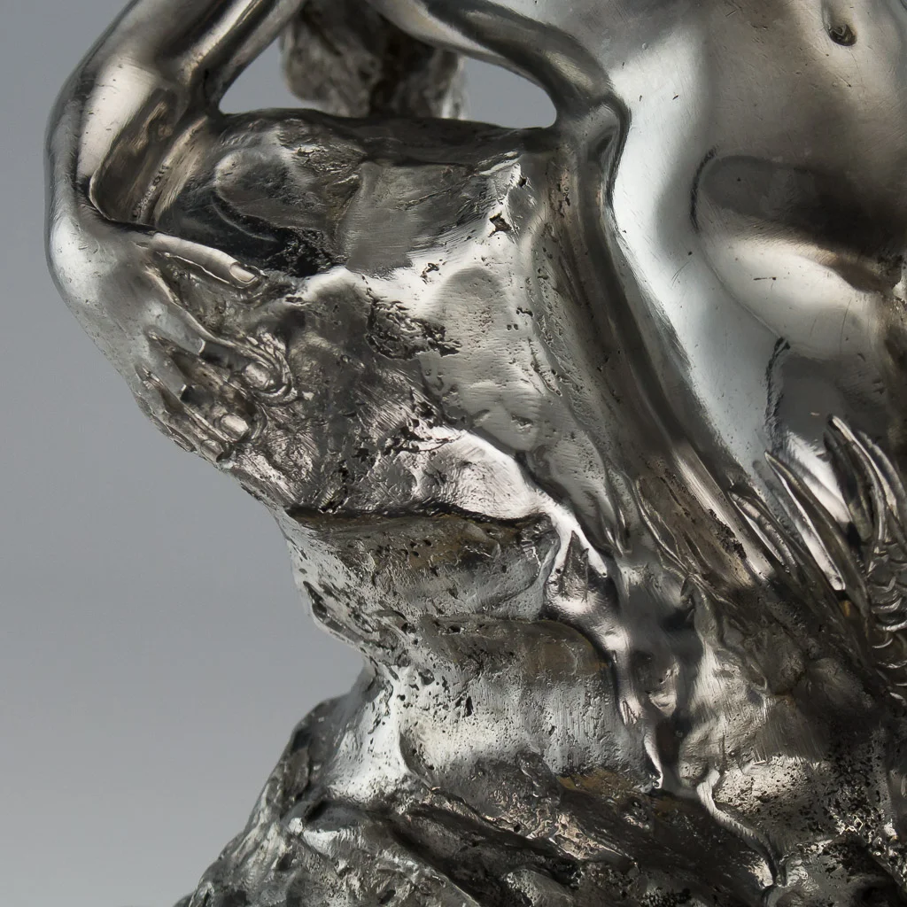 Pushkin Antiques - ANTIQUE 20thC ITALIAN EUGENIO AVOLIO SOLID SILVER SCULPTURES, NAPLES c.1930-09.jpg