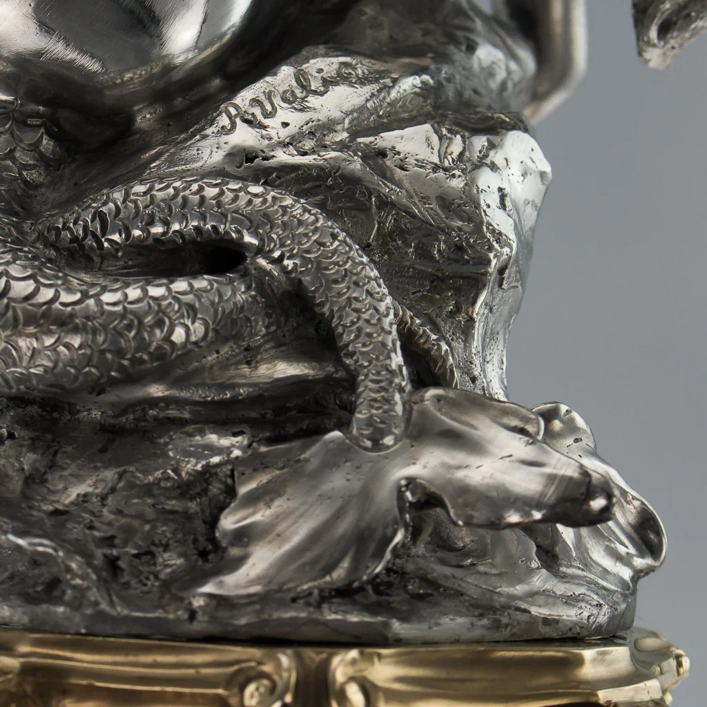 Pushkin Antiques - ANTIQUE 20thC ITALIAN EUGENIO AVOLIO SOLID SILVER SCULPTURES, NAPLES c.1930-12.jpg