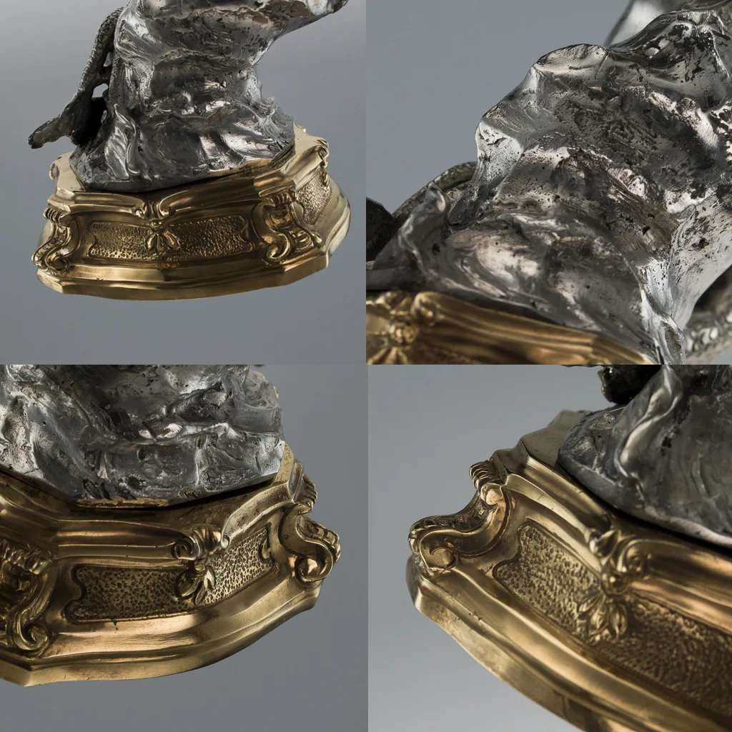 Pushkin Antiques - ANTIQUE 20thC ITALIAN EUGENIO AVOLIO SOLID SILVER SCULPTURES, NAPLES c.1930-13.jpg